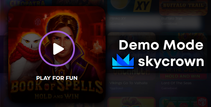 Demo Mode on gambling at SkyCrown Casino - play for free