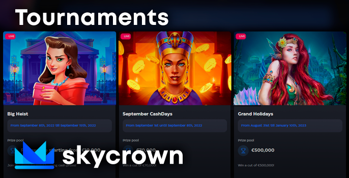 SkyCrown Casino player tournaments with big prize pools for Australians