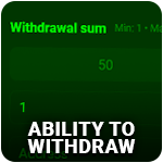 About the minimum withdrawal in a casino with a deposit of $1