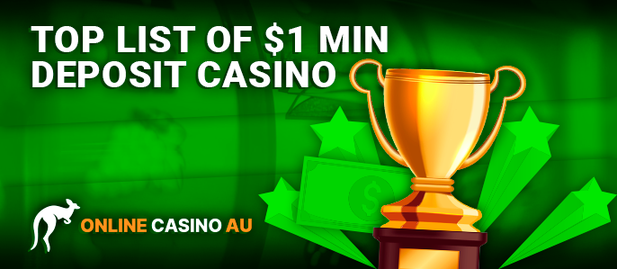 Rating of Australian casinos with a deposit of one dollar - casino list