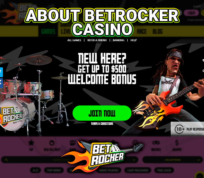 Introducing the Betrocker Casino website - about the license and the project