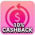 10% Cashback Icon
