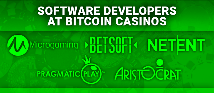Bitcoin casino software providers - a list of popular manufacturers