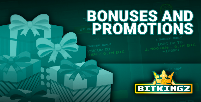 Promotions offers for Bitkingz Casino players - how to get a bonus