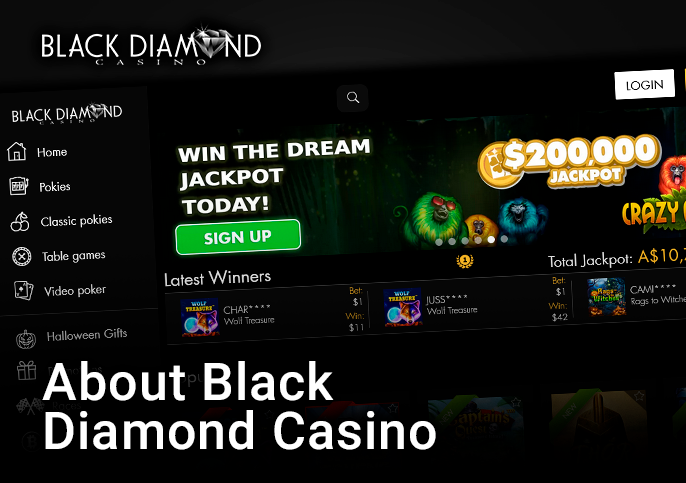 Black Diamond Casino Site Presentation - what need to know