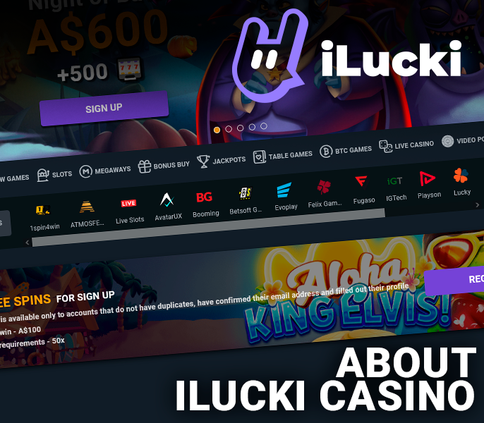 Introducing the iLucki Casino website with detailed information