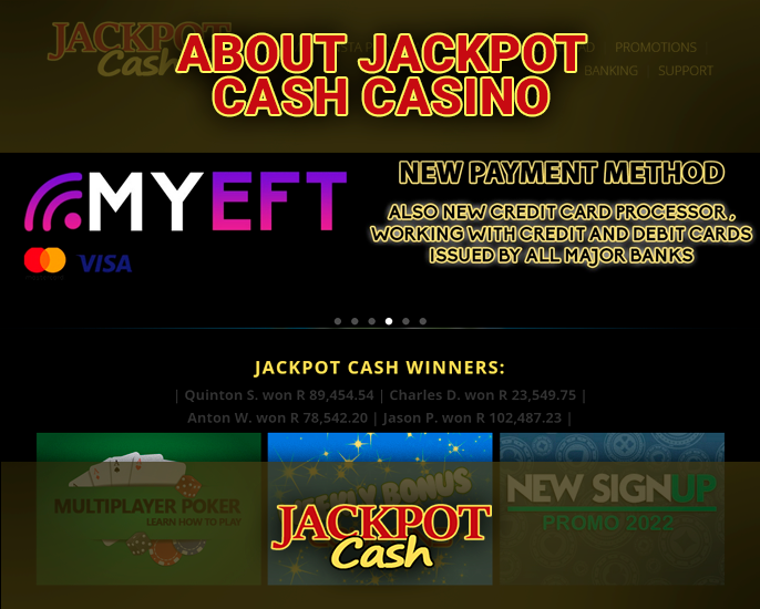 Jackpot Cash Casino Site Introduction - What Need to Know