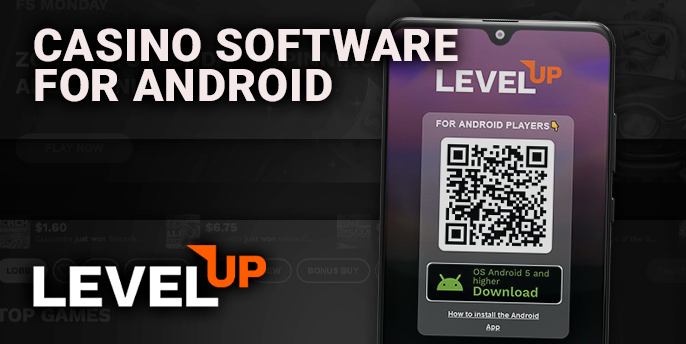 LevelUp Casino mobile app for android phones - how to download