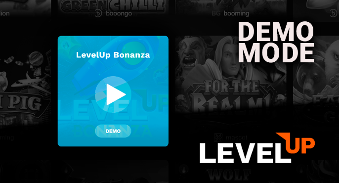 Playing in demo mode at LevelUp Casino