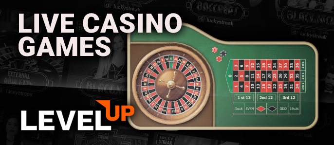 Live gambling at LevelUp Casino - what games are there