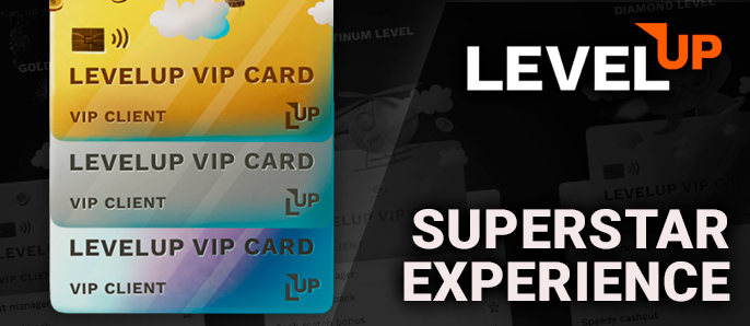 3-tier program at LevelUp Casino for the most loyal players