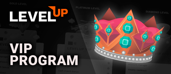 LevelUp Casino loyalty program for Australians - what levels of VIP program there are