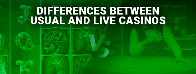 The difference between a live casino and a regular casino - what is the difference between a live casino and a regular casino