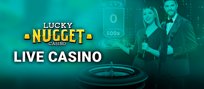 Live Casino section on Lucky Nugget casino site