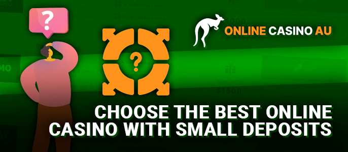How a player to determine and choose the best casino with a minimum deposit - steps to choose