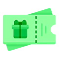 Prepaid Vouchers or Cards Icon