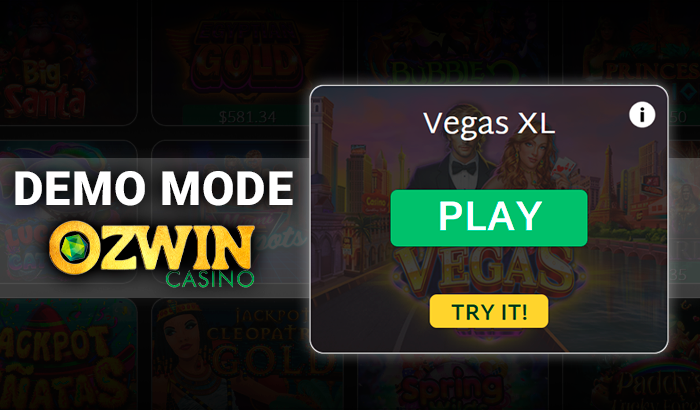 Demo Mode at Ozwin Casino - how to play pokies for free
