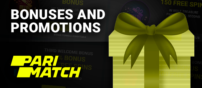 Parimatch Casino player bonuses list of current bonuses