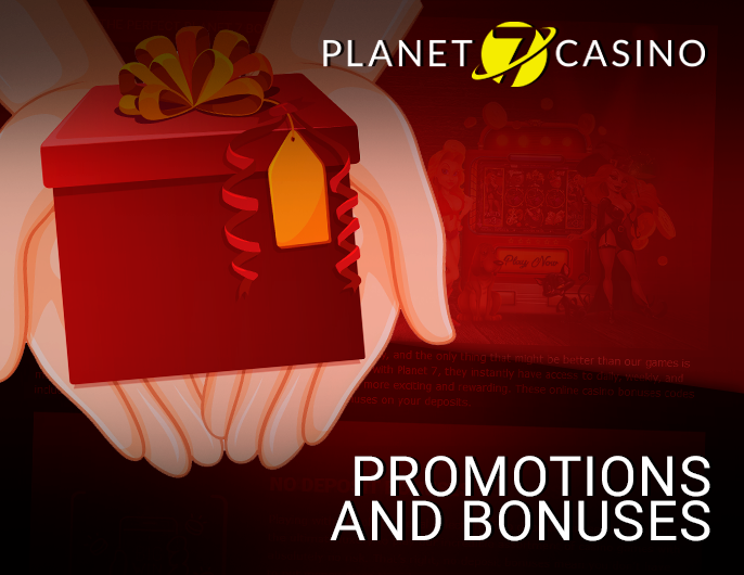 Current bonuses for Australian players at Planet 7 Oz Casino