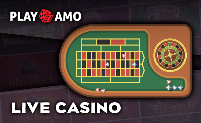 Live games at PlayAmo Casino - roulette, baccarat, poker and more