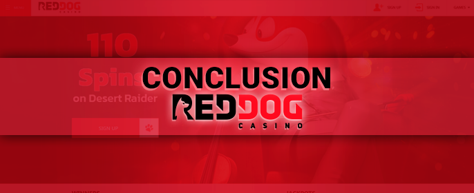 The results of the analysis of Red Dog Casino - is it worth playing at this casino