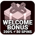 Welcome Bonus 200% + 30 Spins Ico