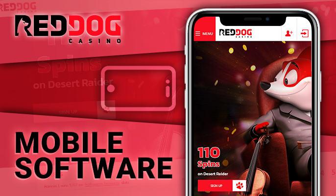 Playing at Red Dog Casino via mobile devices - how to play casino games via phone