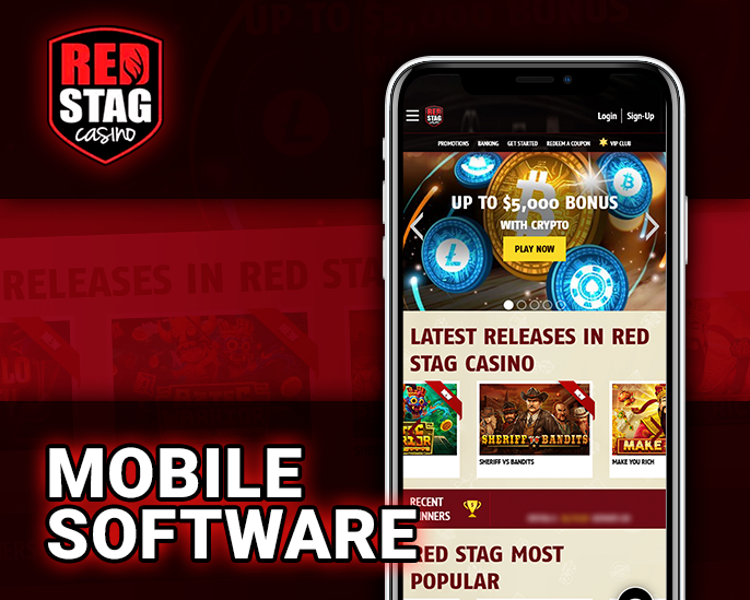 Playing at RedStag Casino via mobile devices - how to play casino via phone