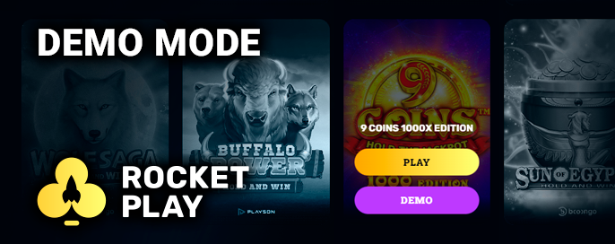 Free pokies at RocketPlay Casino - how to play in demo mode