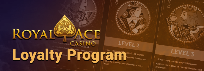 Royal Ace Casino's Loyalty Program with a tier system