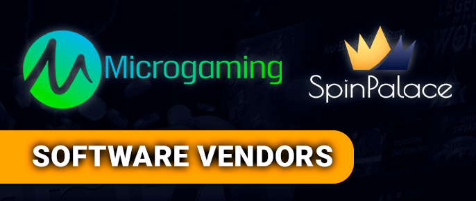 Game providers on the site Spin Palace Casino - a list of software providers and the number of games