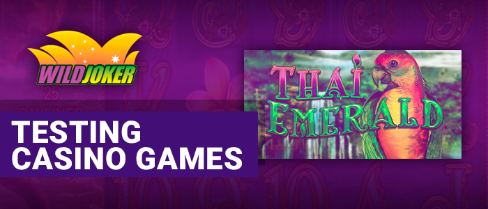 Workability of the games on the site Wild Joker casino - how to start playing