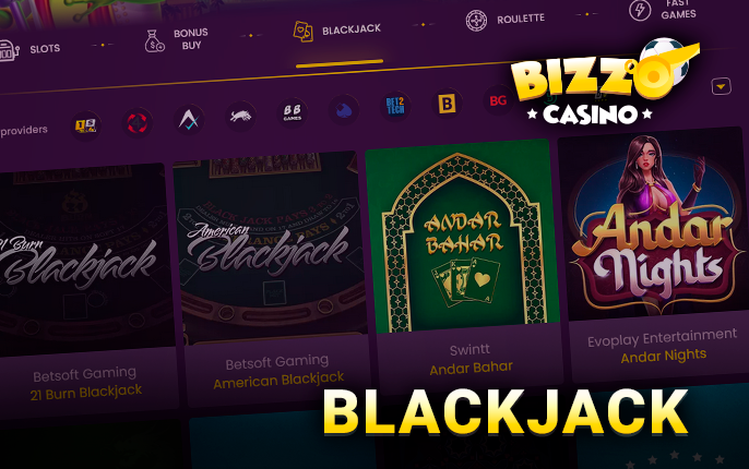 About Blackjack game at Bizzo Casino