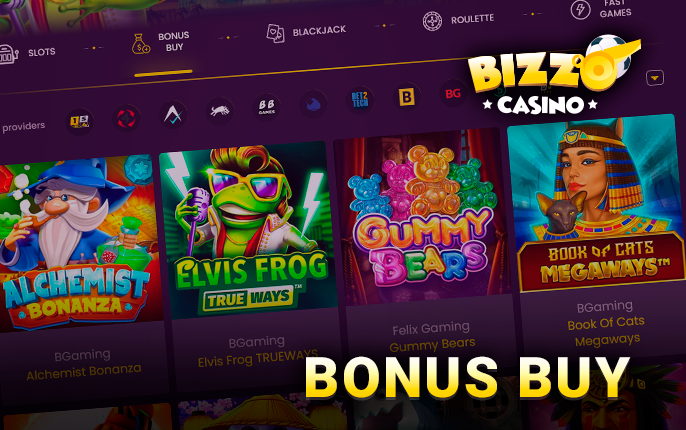 About Bonus Buy at Bizzo Casino