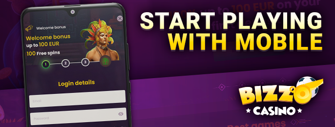 How to start playing Bizzo Casino on your mobile device - step by step instructions