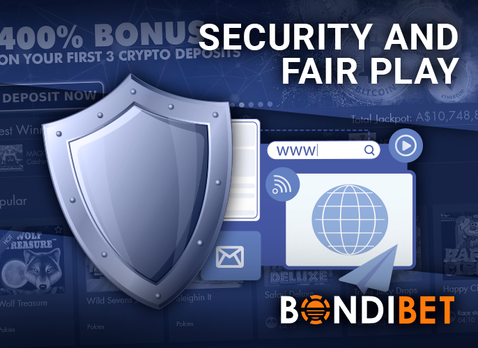 User protection at BondiBet Casino - a guarantee of security
