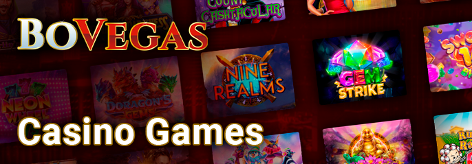 Games at Bo Vegas Casino - what need to know