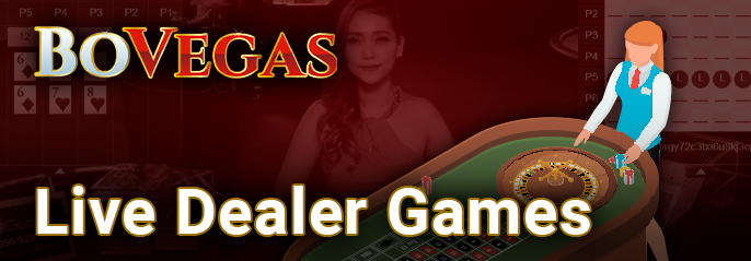 Live dealer games at BoVegas Casino - which games can play