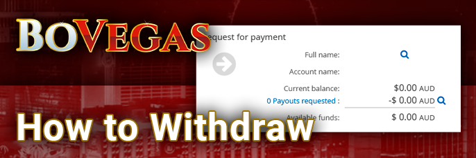 Withdrawal at BoVegas Casino - how to get money