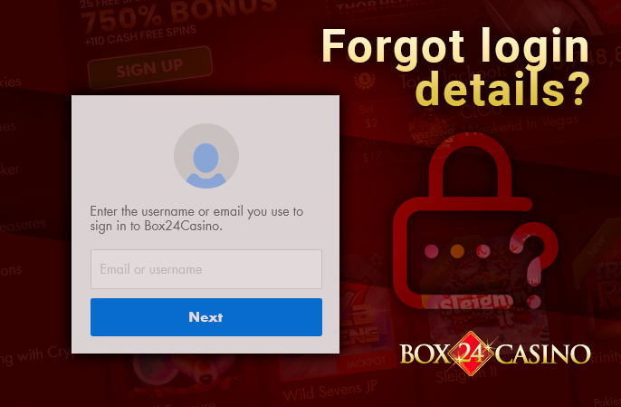 Restore access to your Box24 casino account - step-by-step instructions