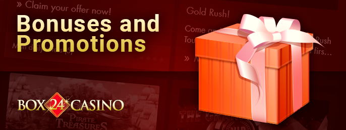 Bonus offers for Box24 casino users