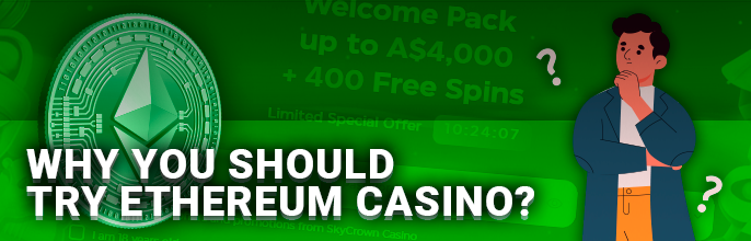 Reasons to play ethereum online casino - why Australians should play crypto casino