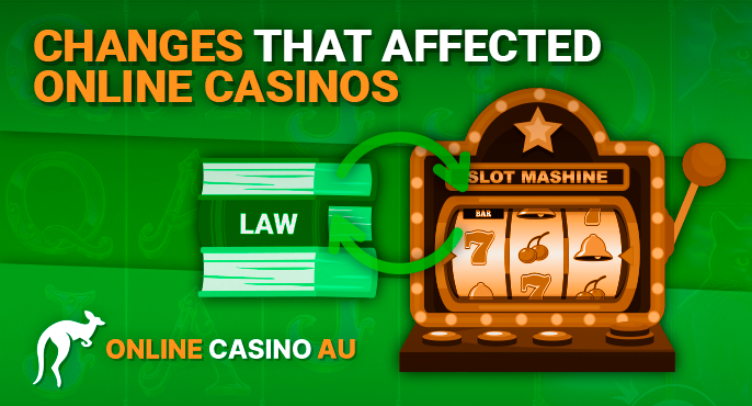 Actual changes in online casino for Australia in connection with the laws
