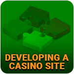 Visualized process of creating your own online casino