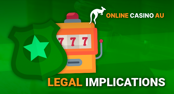 Legislative implications due to online casino gambling in Australia