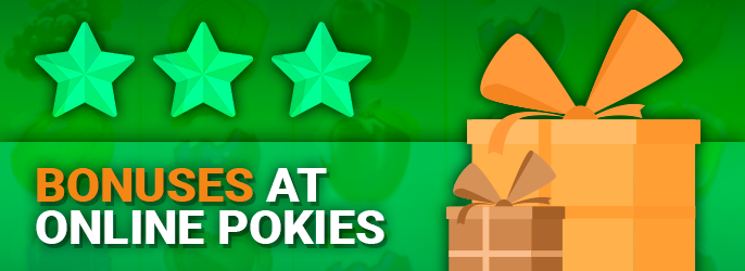 About online casino pokies bonuses - what bonuses are there