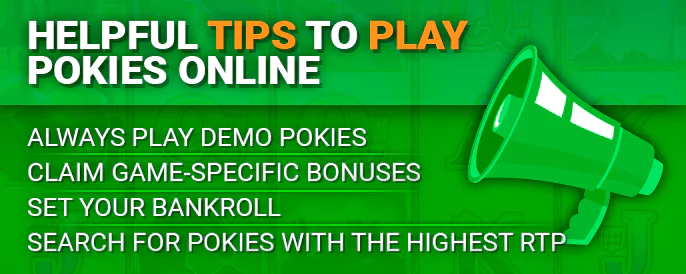 Tips for playing pokies in online casinos - what players from Australia should know