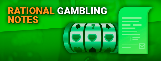 About Rational Gaming at online casinos for real money - tips for safe play