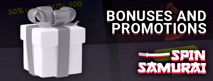 Bonus Offers for Australians at Spin Samurai Casino