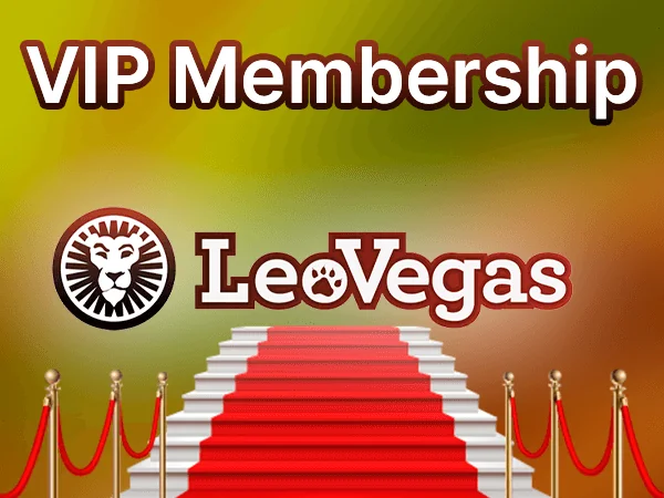 red carpet presenter and LeoVegas logo